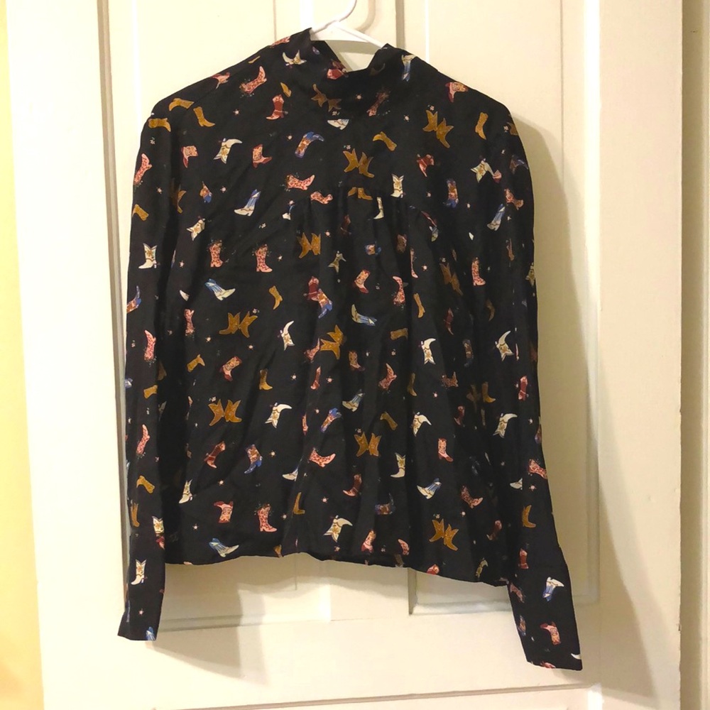 Zara Trafaiuc collection boot blouse